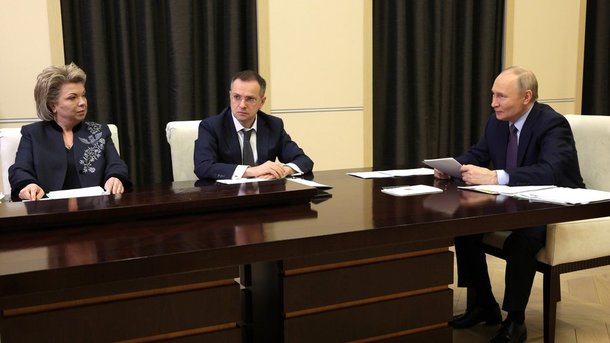 На заседании Совета по реализации государственной политики в сфере поддержки русского языка и языков народов России (в режиме видеоконференции) 5 июня 2025 г.